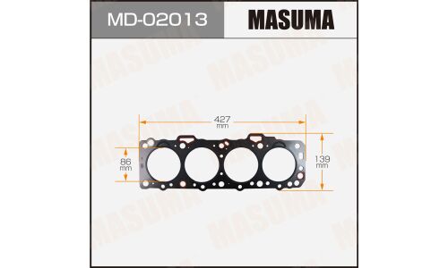 Прокладка ГБЦ Masuma, для двигателей LD20, арт. MD-02013