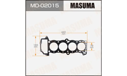 Прокладка ГБЦ Masuma, для двигателей GA16DS, арт. MD-02015
