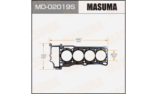 Прокладка ГБЦ Masuma, для двигателей QG18DE, арт. MD-02019S