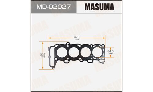 Прокладка ГБЦ Masuma, для двигателей SR18DE, арт. MD-02027
