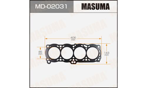 Прокладка ГБЦ Masuma, для двигателей CA20, арт. MD-02031