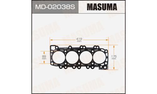 Прокладка ГБЦ Masuma, для двигателей YD25DDTI, арт. MD-02038S