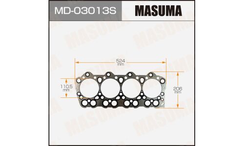 Прокладка ГБЦ Masuma, для двигателей 4D33, арт. MD-03013 S