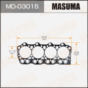 Прокладка головки блока цилиндров Masuma 4D35 (1/10)