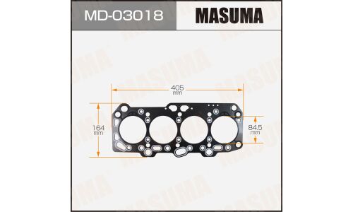 Прокладка ГБЦ Masuma, для двигателей 4D68, арт. MD-03018