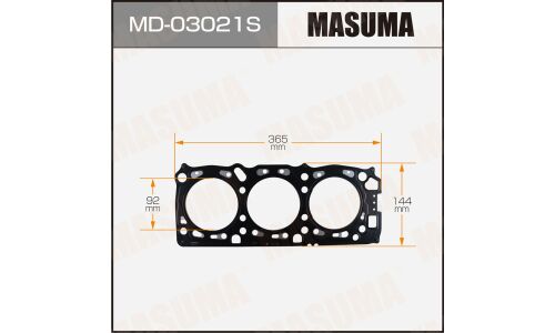 Прокладка ГБЦ Masuma, для двигателей 6G72, арт. MD-03021S
