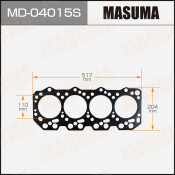 Прокладка головки блока цилиндров Masuma TF (1/10)