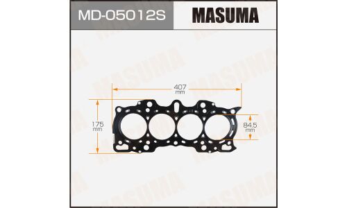Прокладка головки блока цилиндров Masuma B20B (1/10)