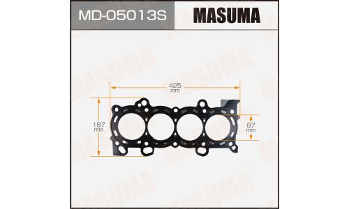 Прокладка ГБЦ Masuma, для двигателей K20A, арт. MD-05013S