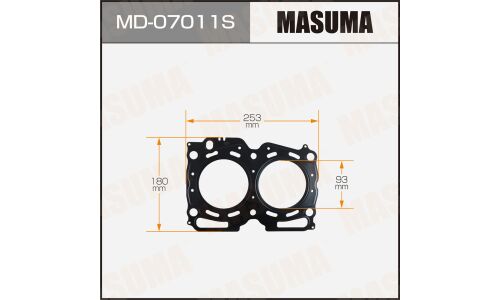 Прокладка ГБЦ Masuma, для двигателей EJ20, арт. MD-07011S