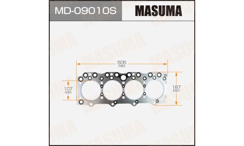 Прокладка ГБЦ Masuma, для двигателей 4BE1, арт. MD-09010 S