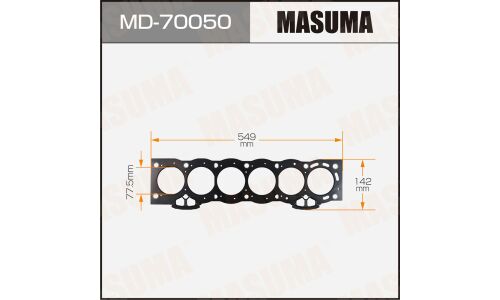 Прокладка ГБЦ Masuma, для двигателей 1G-FE, арт. MD-70050