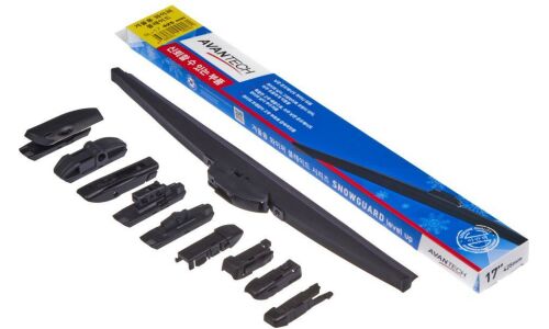 Щётка стеклоочистителя Avantech Snowguard Level UP 425мм (17") каркасная, зимняя, 10 переходников, 1 шт, арт. SL-17