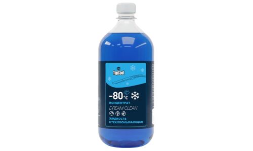 Стеклоомывающая жидкость TopCool Dream Clean, зимняя, концентрат -80°C, без метанола, с резким запахом, арт. Z0064