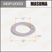 Кольцо уплотнительное топливной форсунки Masuma, 12х19.2х1мм, арт. MDP-0003