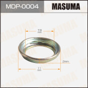 Кольцо уплотнительное топливной форсунки Masuma, 7.8х11х2мм, арт. MDP-0004