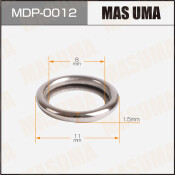 Кольцо уплотнительное топливной форсунки Masuma, 7.9х11х1.4мм, для Toyota, с двигателями 3C / 2C / 1HZ / 1KZ / 1PZ, арт. MDP-0012