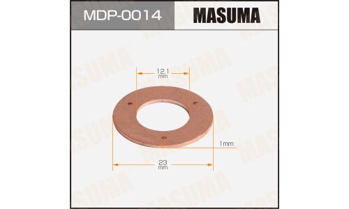 Шайбы для форсунок Masuma (медн. обрат.) 16635-16A00, 12,1х22,9х1  RD28, LD20, CD##