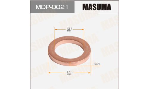 Шайбы для форсунок Masuma (медн.) 12,1х17,8х2
