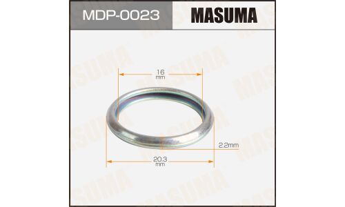 Шайба (прокладка) для болта маслосливного MASUMA, SUBARU 16x20.3x2.2