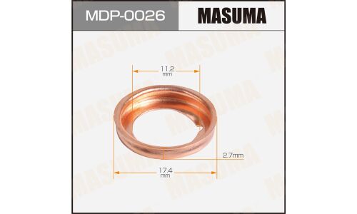 Шайба (прокладка) для болта маслосливного MASUMA, NISSAN 11.2x17.4x2.7