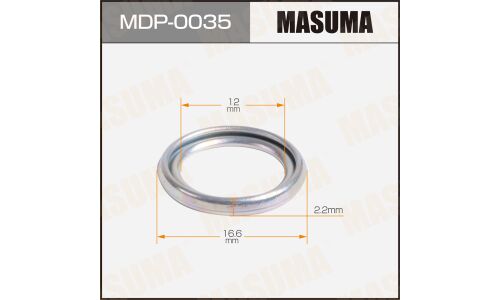 Шайба (прокладка) для болта маслосливного АКПП MASUMA, TOYOTA 12x16.6x2.2