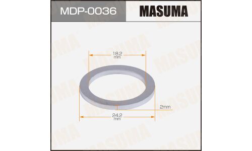 Шайба под болт маслосливной поддона АКПП MASUMA, TOYOTA 18.2x24.2x2