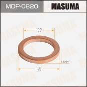 Шайбы для форсунок, набор Masuma   Toyota  2L-T