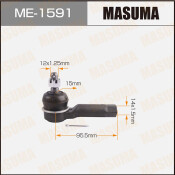 Наконечник рулевой тяги Masuma, арт. ME-1591