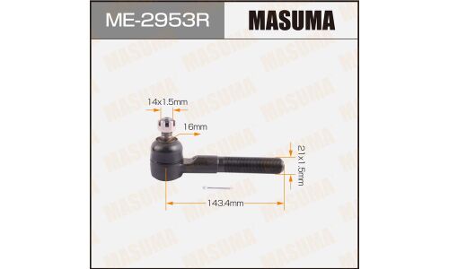 Наконечник рулевой тяги Masuma, правый, арт. ME-2953R