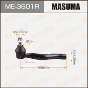 Наконечник рулевой тяги Masuma, правый, арт. ME-3601R