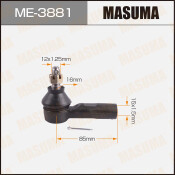 Наконечник рулевой тяги Masuma, арт. ME-3881