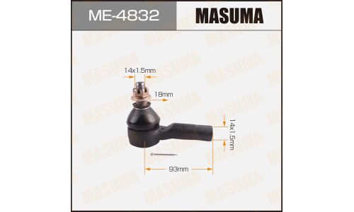 Наконечник рулевой тяги Masuma, арт. ME-4832