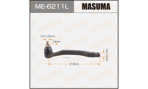 Наконечник рулевой тяги Masuma, левый, арт. ME-6211L