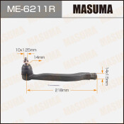 Наконечник рулевой тяги Masuma, правый, арт. ME-6211R