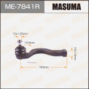 Наконечник рулевой тяги Masuma, арт. ME-7841R