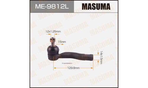 Наконечник рулевой тяги Masuma, левый, арт. ME-9812L