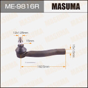 Наконечник рулевой тяги Masuma, правый, арт. ME-9816R