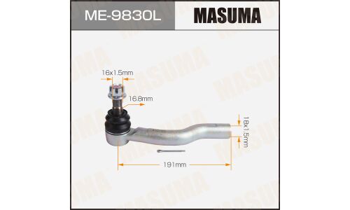Наконечник рулевой тяги MASUMA TOYOTA HIACE / GDH303L LH