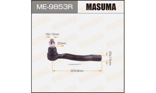 Наконечник рулевой тяги Masuma, арт. ME-9853R