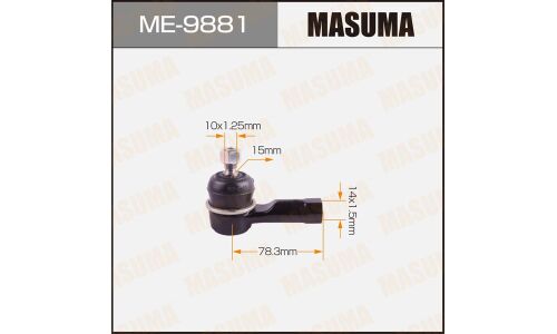 Наконечник рулевой тяги Masuma, арт. ME-9881
