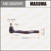 Наконечник рулевой тяги Masuma, правый, арт. ME-9925R