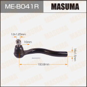 Наконечник рулевой тяги Masuma, правый, арт. ME-B041R
