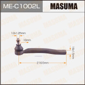 Наконечник рулевой тяги Masuma, левый, арт. ME-C1002L