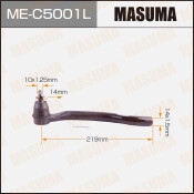 Наконечник рулевой тяги Masuma, левый, арт. ME-C5001L