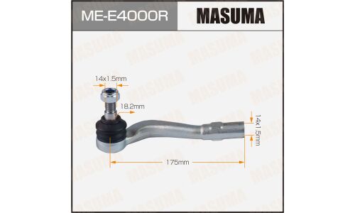 Наконечник рулевой тяги Masuma, для Mercedes-Benz C-Class (W203), арт. ME-E4000R