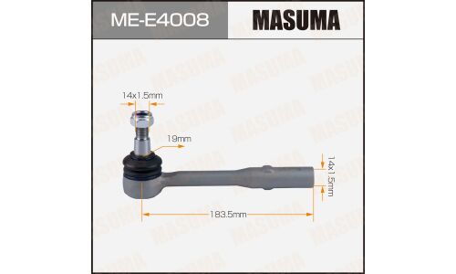 Наконечник рулевой тяги Masuma, для Mercedes-Benz S-Class (W221), арт. ME-E4008