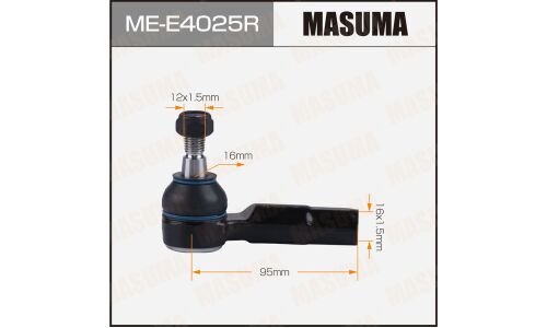 Наконечник рулевой тяги Masuma, для Skoda Octavia, арт. ME-E4025R