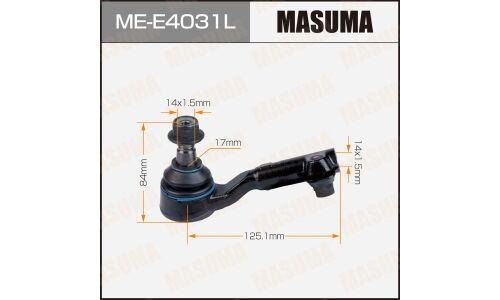 Наконечник рулевой тяги Masuma, для BMW 3-Series (E90), арт. ME-E4031L