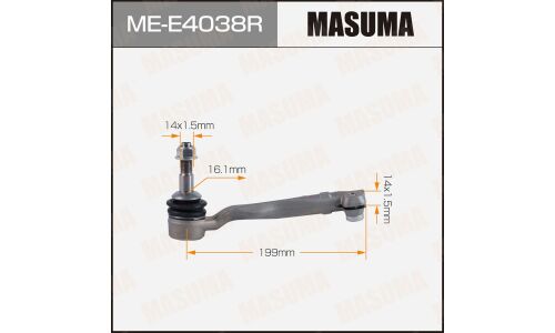 Наконечник рулевой тяги Masuma, для BMW 5-Series (G30), арт. ME-E4038R